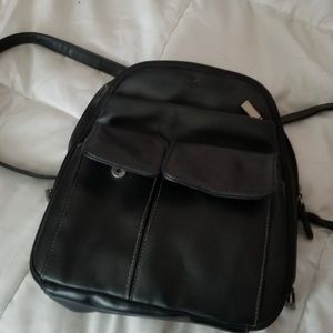 90s vintage black backpack